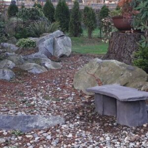 garden bench concrete